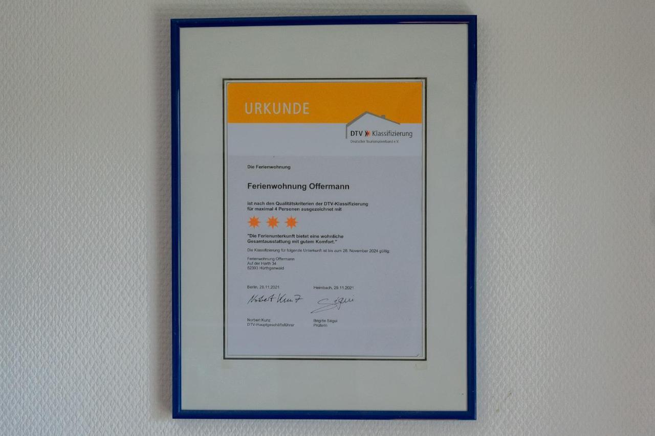 Ferienwohnung Offermann 후트겐발트 외부 사진